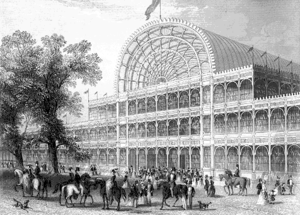 Crystal Palace i London, byggt till v&auml;rldsutst&auml;llningen 1851 